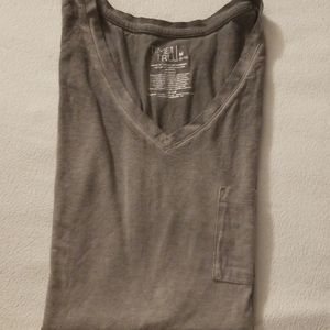 Tank top , destressed look gray, only worn 1 time